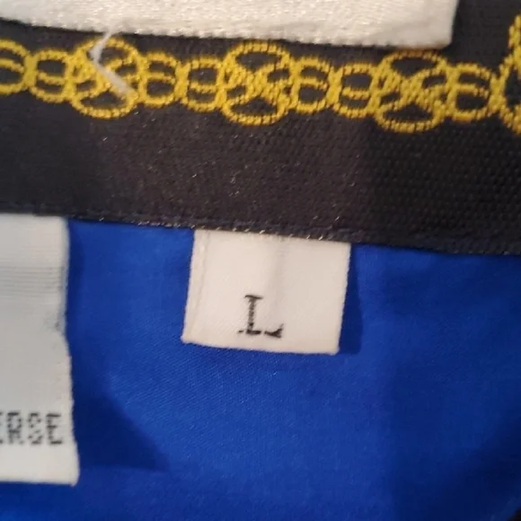 Joseph Tartaglia Vintage Black and Blue Windbreaker with Retro Graphic Design - Picture 3 of 13